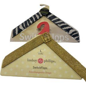 Lindsay Phillips Switchflops Sandals Straps Large 2 Sets Laura Steffie Patterns